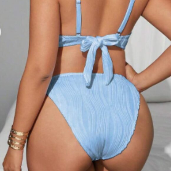 Baby Blue Bikini 2pcs - Size 2X - Picture 2 of 8